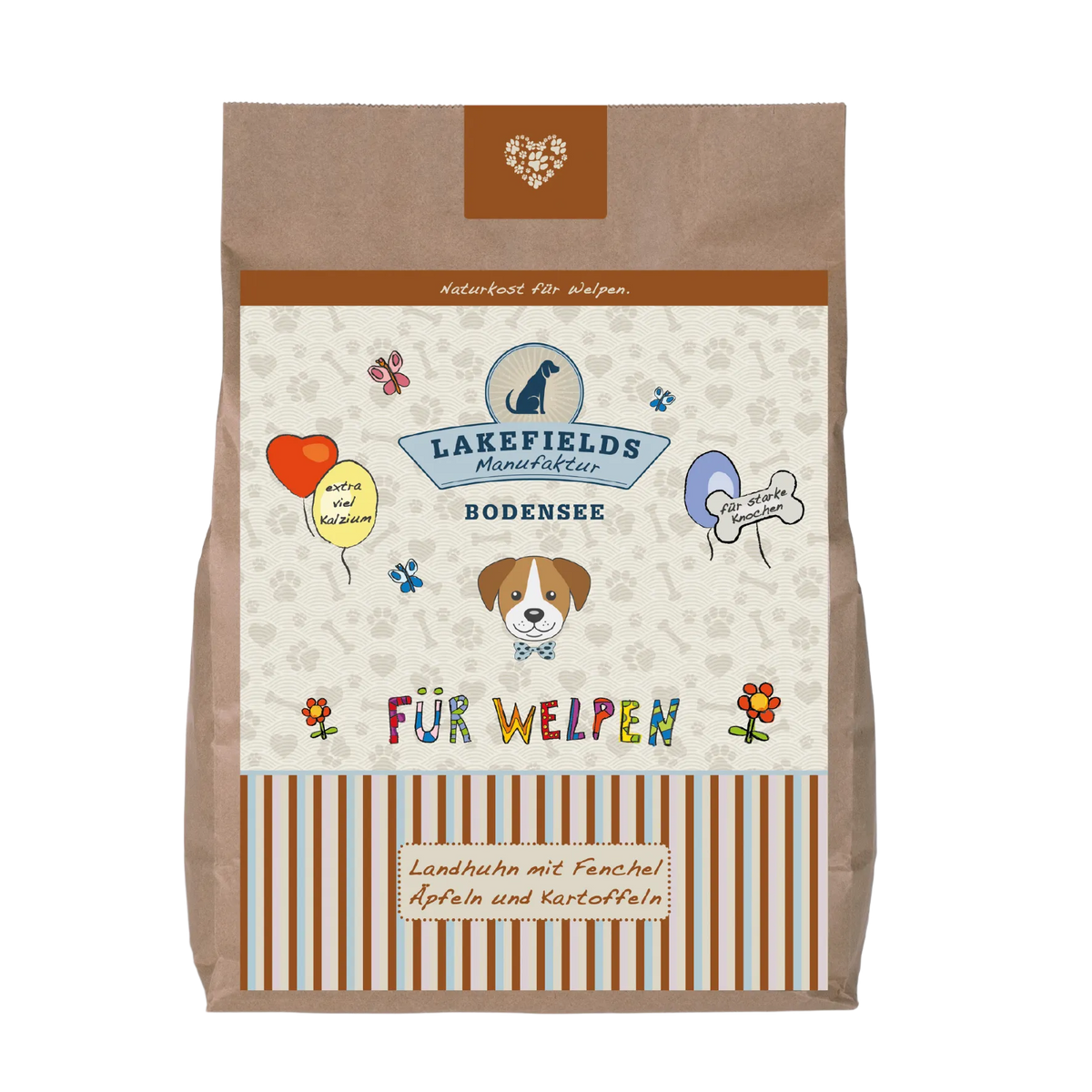 Trockenfleisch-Menü Huhn für Welpen