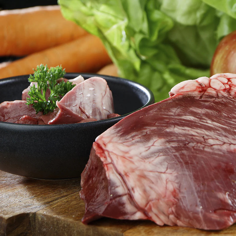 BARF Rinderherz – Mageres Muskelfleisch für Hunde