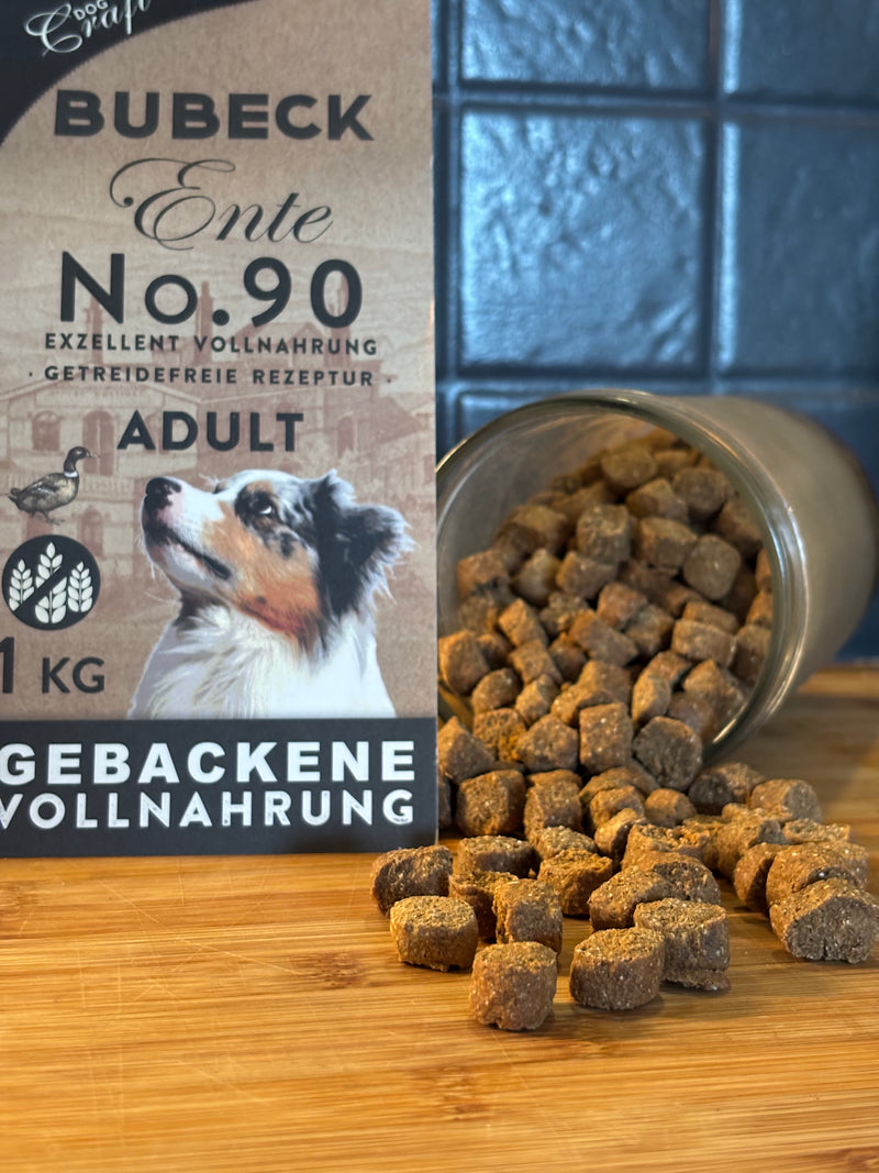 BUBECK Trockenfutter für Hunde Ente No. 90 1kg