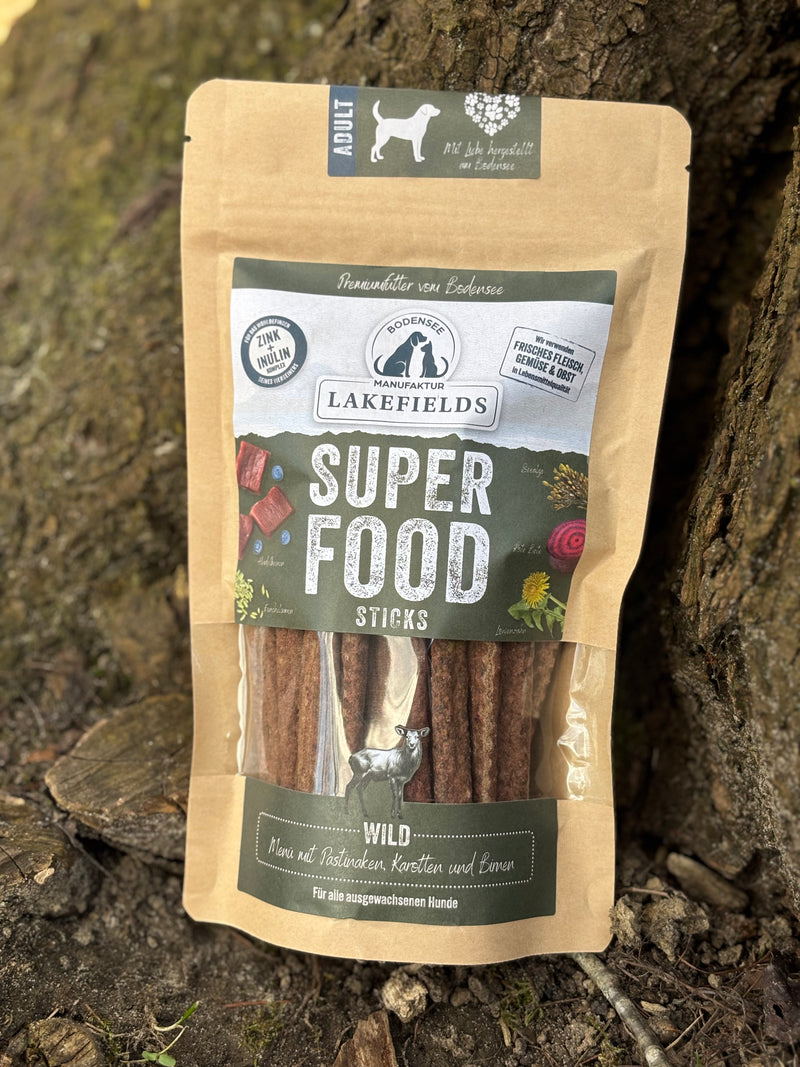 Lakefields SUPERFOOD STICKS VOM WILD