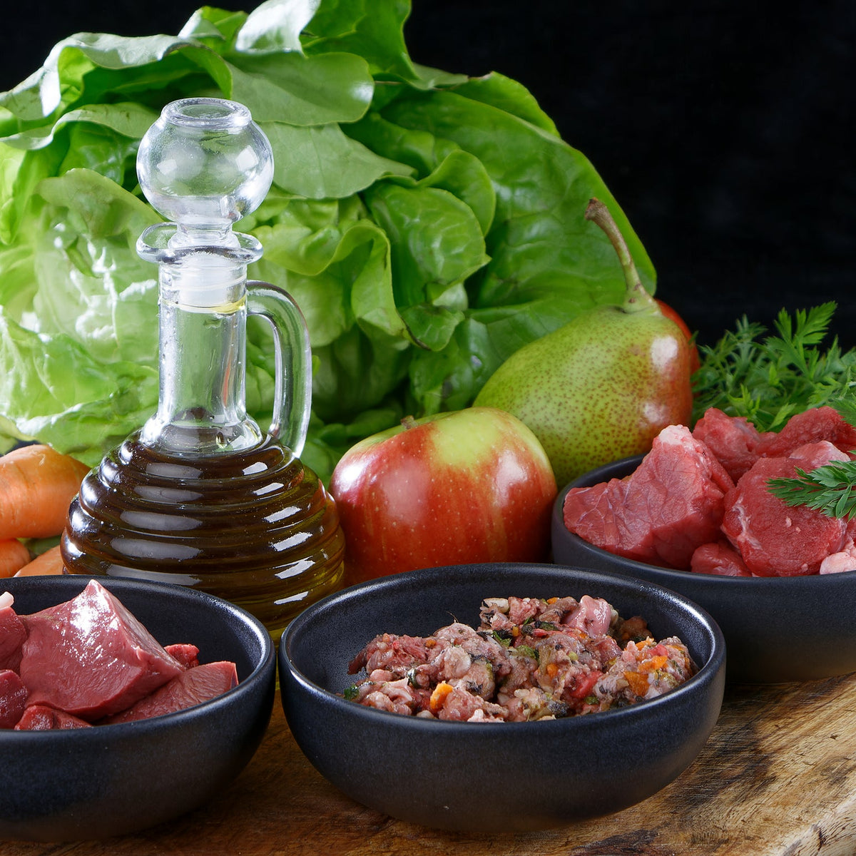 BARF Rind und Fisch - Fertigmenü für Hunde