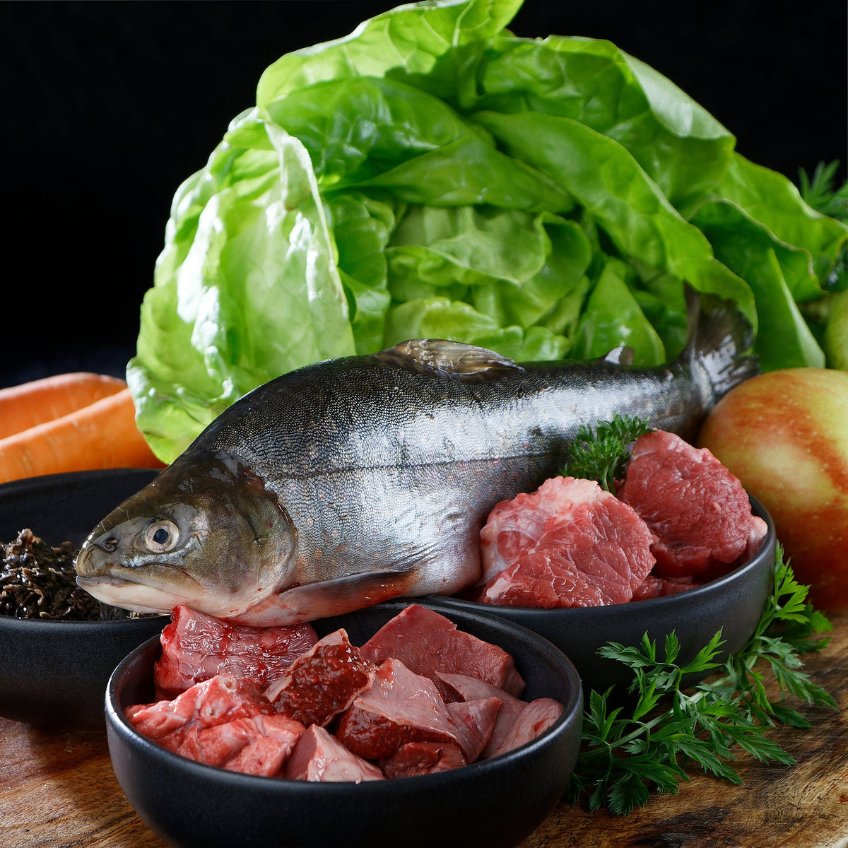 BARF-Mix Rind mit Forelle & Saibling für deinen Hund