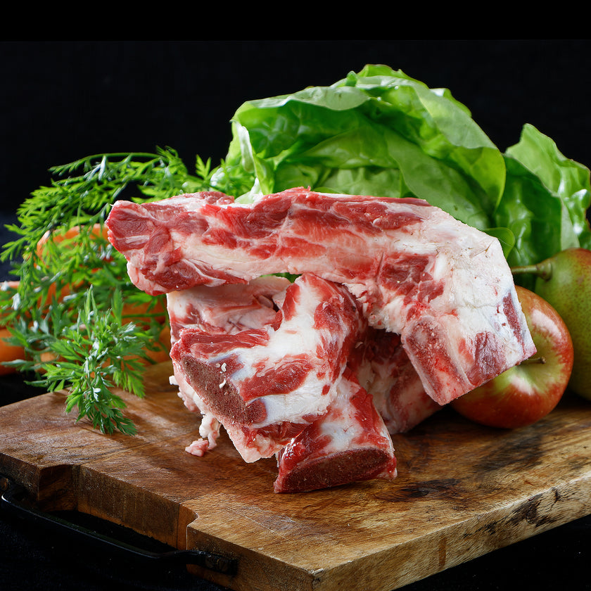 BARF Rinderrippe – Knackiger Kauspaß 3 Stück