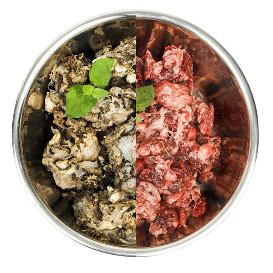 Rindfleisch mit Blättermägen und Innereien 1000g