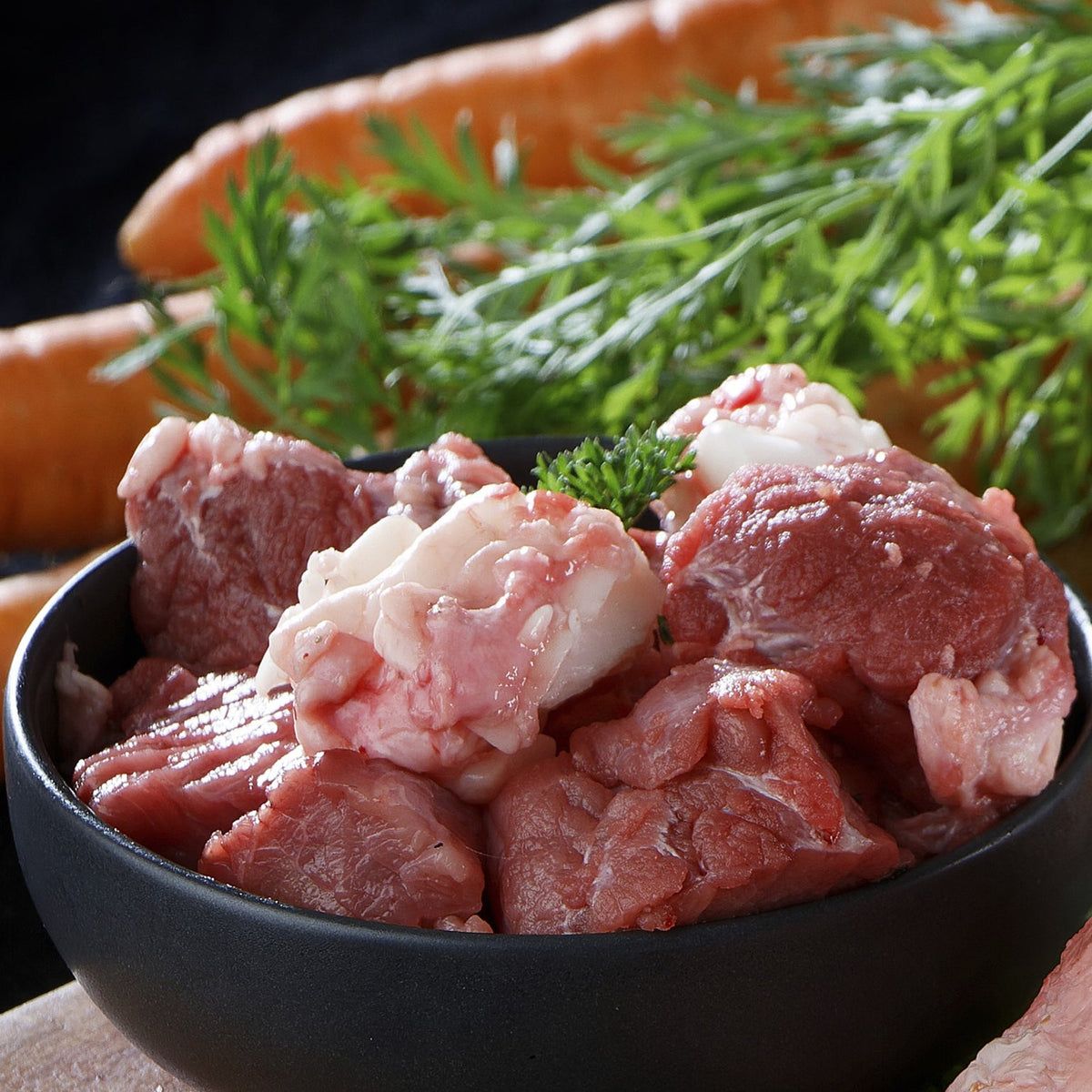 BARF Rindfleisch durchwachsen für Hunde