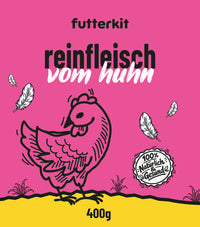 Futterkit Reinfleisch vom Huhn für Hunde