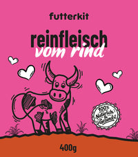 Futterkit Reinfleisch vom Rind für Hunde