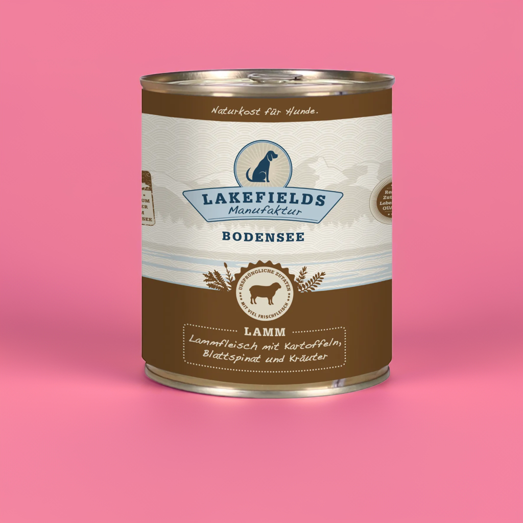 Dosenfleisch-Menü Lamm für ausgewachsene Hunde