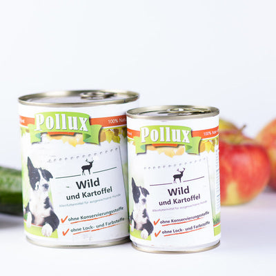 Nassfutter Wild & Kartoffel für Hunde ohne Getreide