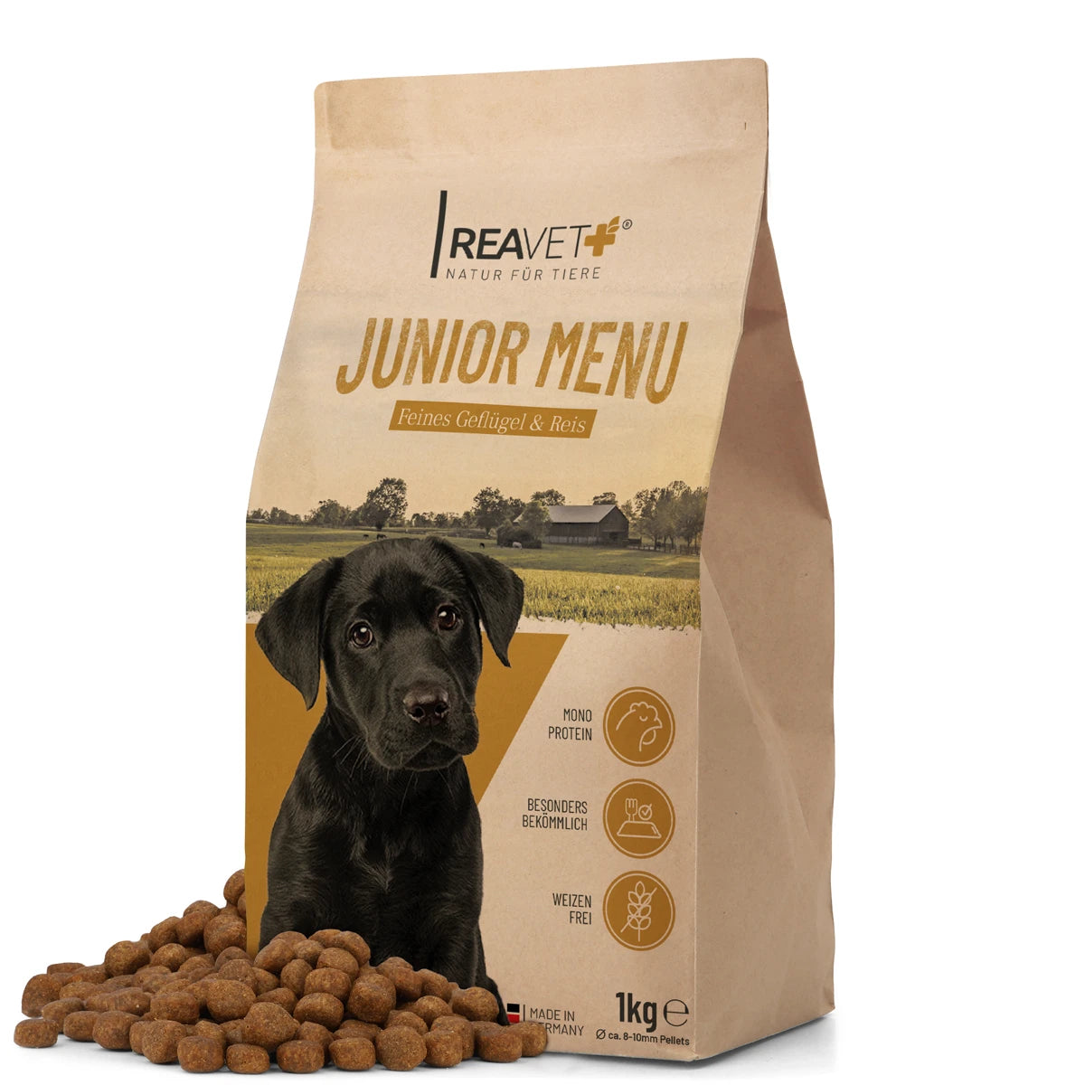 Welpen Hundefutter mit Geflügel & Reis